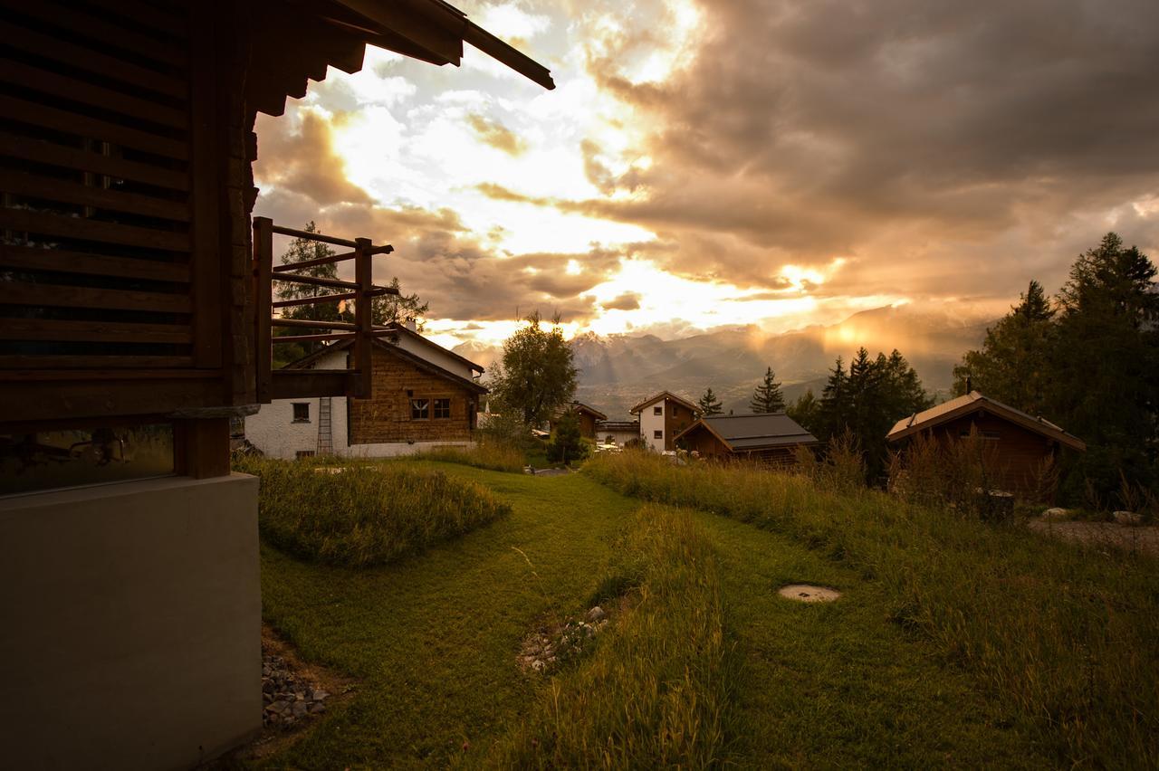 Les Mazots De La Source & Spa Vercorin Exterior photo