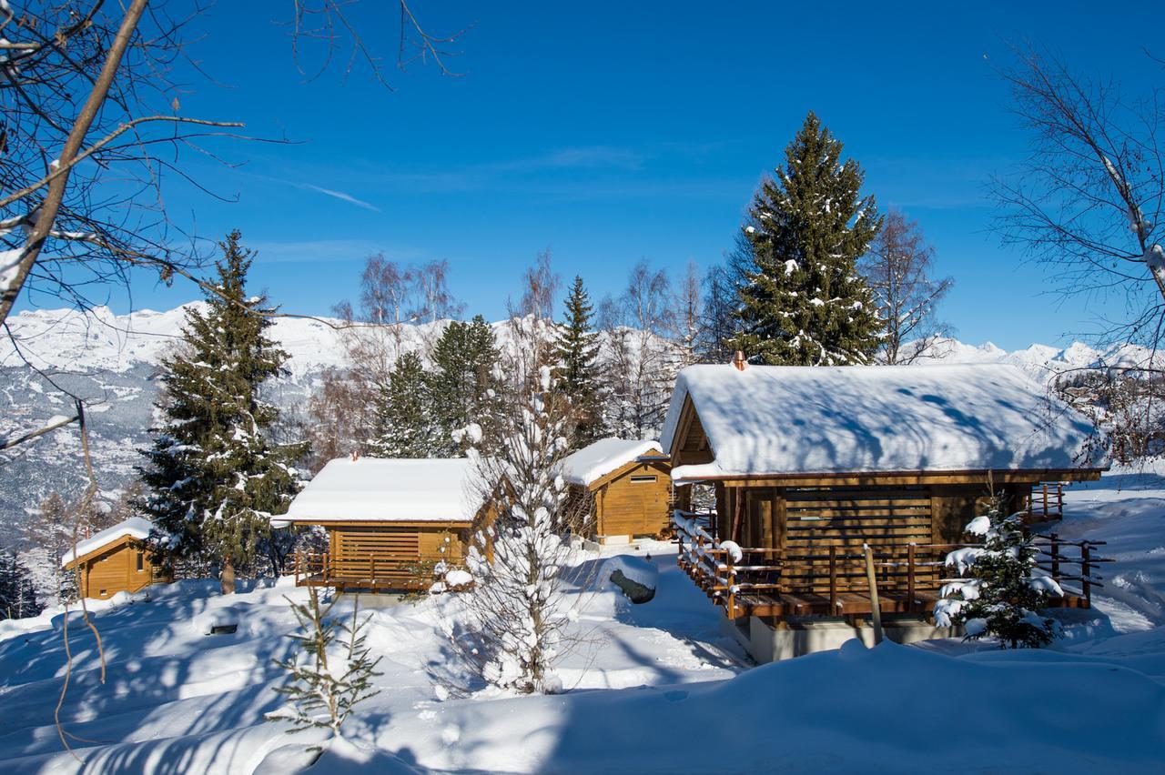 Les Mazots De La Source & Spa Vercorin Exterior photo