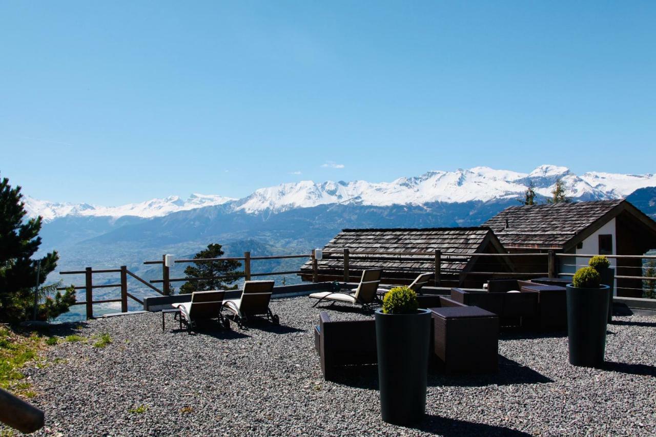 Les Mazots De La Source & Spa Vercorin Exterior photo