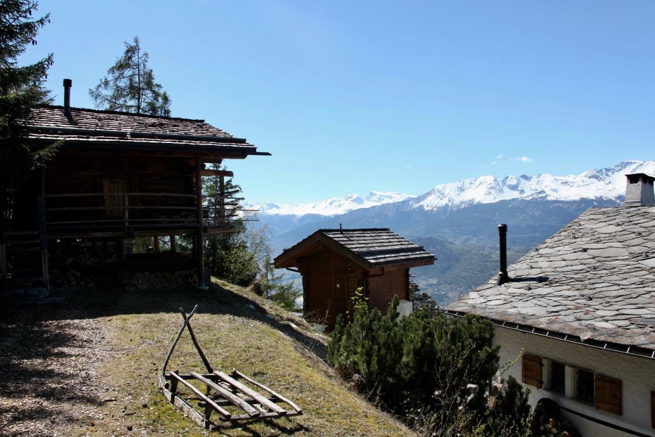 Les Mazots De La Source & Spa Vercorin Exterior photo